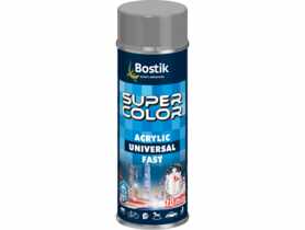 Lakier akrylowy ogólnego zastosowania Super Color Acrylic Universal Fast szary 400 ml BOSTIK