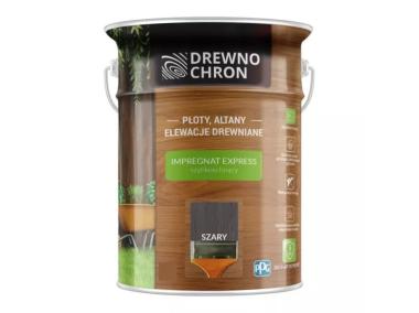 Zdjęcie: Impregnat Express 4,5 L szary DREWNOCHRON
