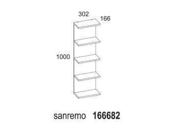 Zdjęcie: Półka otwarta Sanremo 30 cm D4702 ELITA
