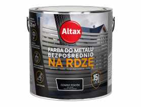 Farba do metalu 2,5 L czarny połysk ALTAX