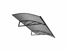 Daszek Arco antracyt 150x90x25 cm, profile RAL 7016, płyta antracyt ROBELIT