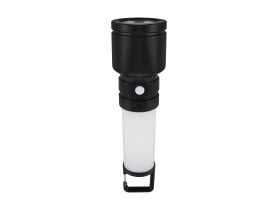Akumulatorowa latarka LED Ster 3 W + 5 W czarny STRUHM