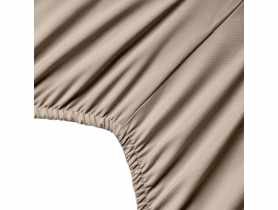 Prześcieradło z gumką mikrowłókno Soft 100x200+25 cm beżowe EUROFIRANY