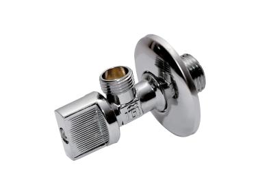 Zdjęcie: Zawór kulowy kątowy 1/2x3/8 TYCNER