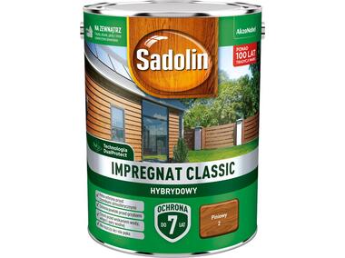 Zdjęcie: Impregnat ochronno-dekoracyjny hybrydowy Classic 4,5 L piniowy SADOLIN