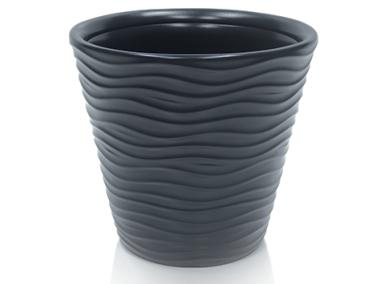 Zdjęcie: Doniczka Wave antracyt 35 cm PROPERPLAST