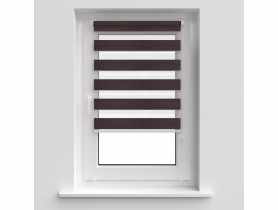 Roleta 76x215 cm Zebra I ciemny brąz DECODESIGN