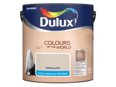 Zdjęcie: Farba do wnętrz Kolory Świata 2,5 L beżowy pled DULUX