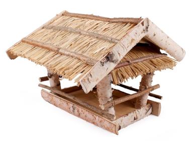Zdjęcie: Karmnik z brzozy 48x43x35 cm duży TIN TOURS