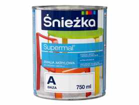 Emalia akrylowa Supermal BazaA 0,75L ŚNIEŻKA