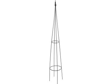 Zdjęcie: Pergola metalowa- Piramida, 135 cm BIOOGROD