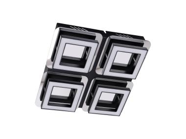 Zdjęcie: Oprawa ścienno-sufitowa SMD  Led Lipsk 4D NW kolor chrom/czarny 4 x 5 W STRUHM