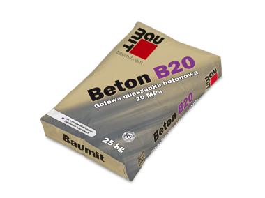 Zdjęcie: Mieszanka betonowa Beton B20 gotowa 25 kg BAUMIT