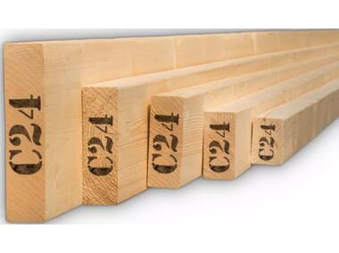 Zdjęcie: Drewno konstrukcyjne C24 45x145x3600 mm TIMBER TRADE