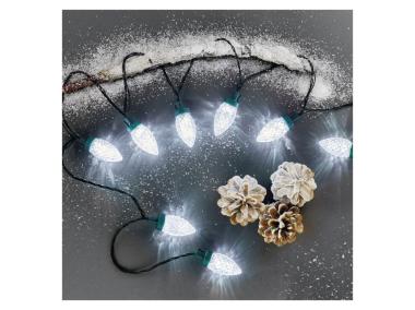 Zdjęcie: Lampki choinkowe LED Classic Chain, szyszki, 50 LED 9,8 m, zimna biel, IP44 EMOS