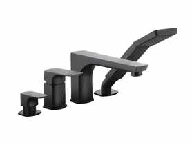 Bateria wannowa Mokait 4-otworowa black KFA