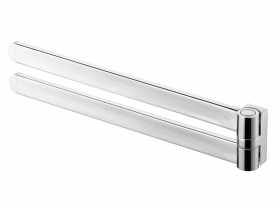 Wieszak dwuramienny Futura silver chrom BISK