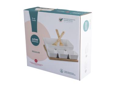 Zdjęcie: Komplet salaterka i 3 miseczki Regular na podstawie bambusowej ALTOM DESIGN