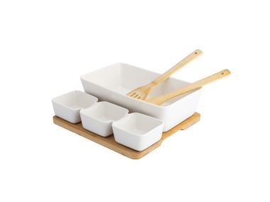 Zdjęcie: Komplet salaterka i 3 miseczki Regular na podstawie bambusowej ALTOM DESIGN