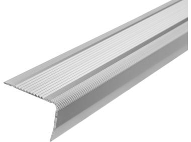 Zdjęcie: Profil schodowy ryflowany 40x25 mm - 1 m srebrny CEZAR