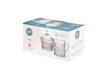Zdjęcie: Zestaw Karo cukiernica 210 ml + mlecznik 200 ml ALTOM DESIGN