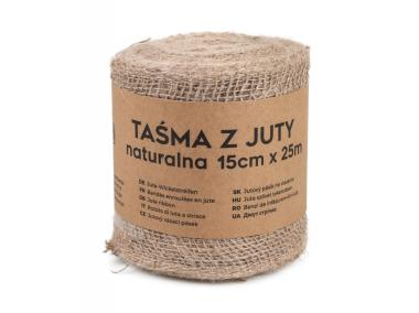 Zdjęcie: Taśma jutowa naturalna 25 m TIN TOURS