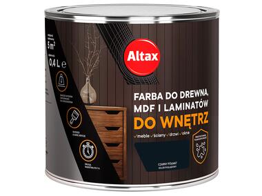 Zdjęcie: Farba do drewna,MDF i laminatów do wnętrz 0,4 L czarny ALTAX