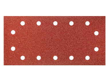 Zdjęcie: Papier ścierny na rzep 115 x 230 mm, K60, 5 sztuk z otworami GRAPHITE