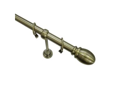 Zdjęcie: Karnisz pojedynczy 19 mm Par 160 cm mosiądz antyczny GARDINIA