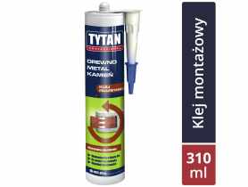 Klej poliuretanowy - Drewno Metal Kamień 310 ml TYTAN PROFESSIONAL