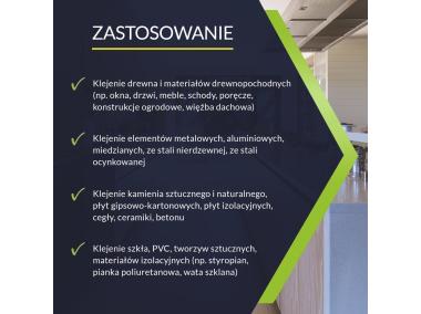 Zdjęcie: Klej poliuretanowy - Drewno Metal Kamień 310 ml TYTAN PROFESSIONAL