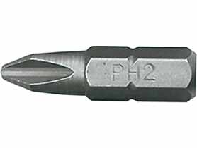 Końcówki wkrętakowe PH2 x 25 mm, 10 sztuk TOPEX