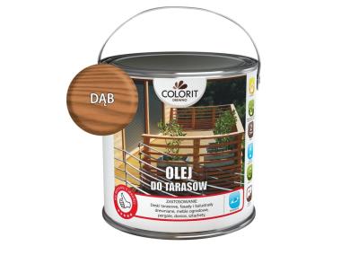 Zdjęcie: Olej do tarasów, dąb 2,5 L COLORIT