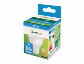 Żarówka LED 8 W GU10 z mleczną szybką zimny biały SPECTRUM
