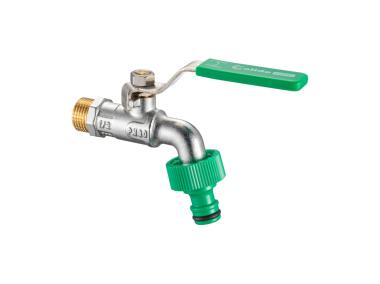 Zdjęcie: Zawór na zawieszce kulowy czerpalny 3/4" szybkozłącze x15 CALIDO