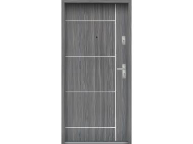Zdjęcie: Drzwi wejściowe do mieszkań Bastion A-65 Mokka 80 cm lewe ODP KR CENTER