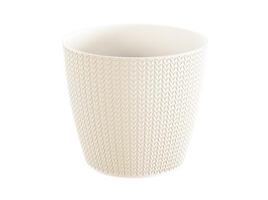Zdjęcie: Doniczka Wheaty krem 19 cm PROPERPLAST