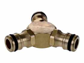 Trójnik mosiężny do łączenia 3 szybkozłączy RIM KOWALCZYK