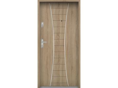 Zdjęcie: Drzwi wejściowe do mieszkań Bastion R-63 Sonoma 80 cm prawe OSPŁ KR CENTER