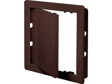 Zdjęcie: Drzwiczki rewizyjne plastikowe 15x15 cm brąz AWENTA