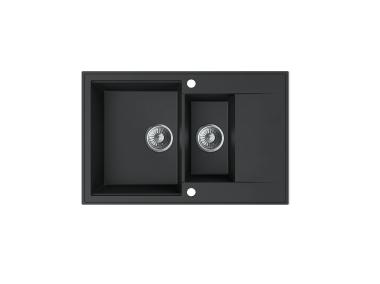 Zdjęcie: Zlewozmywak granitowy 780x500x215 mm Lava Stone MILÓ
