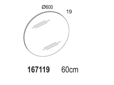 Zdjęcie: Lustro łazienkowe Bulaj 60 cm ELITA