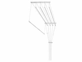 Suszarka sufitowa 5-poziomowa 2 m ALSEA