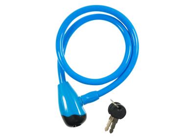 Zdjęcie: Zapięcie rowerowe na klucz Security Lock 12 × 1000 mm niebieskie BOTTARI