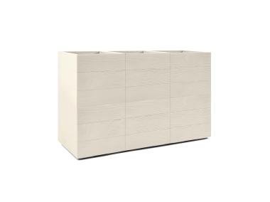 Zdjęcie: Kwietnik Karo 900x300x600 mm deska recycled, beżowy LAMELA