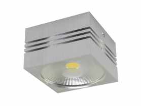 Oprawa sufitowa Cob Gusti Led 10W kolor srebrny STRUHM