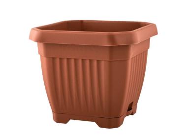 Zdjęcie: Doniczka Octagon z/p 35x35 cm 25243 terakota GALICJA