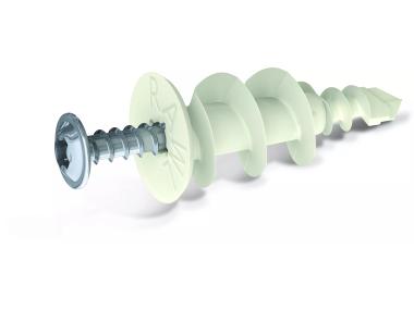 Zdjęcie: Łącznik nylonowy DRA01 samowiercący 16x36 mm z wkrętem 3,9x32 mm 100 szt. KOELNER