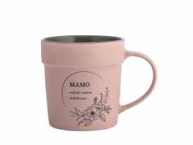 Kubek stożek 460 ml z szerokim rantem dekoracja mamo ALTOM DESIGN