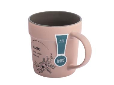 Zdjęcie: Kubek stożek 460 ml z szerokim rantem dekoracja mamo ALTOM DESIGN